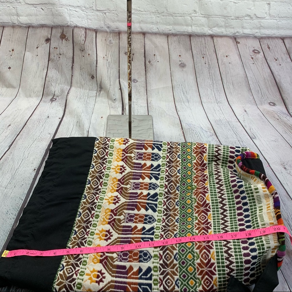 Bohemian Tribal Aztec 90s style Backpack - Picture 8 of 10